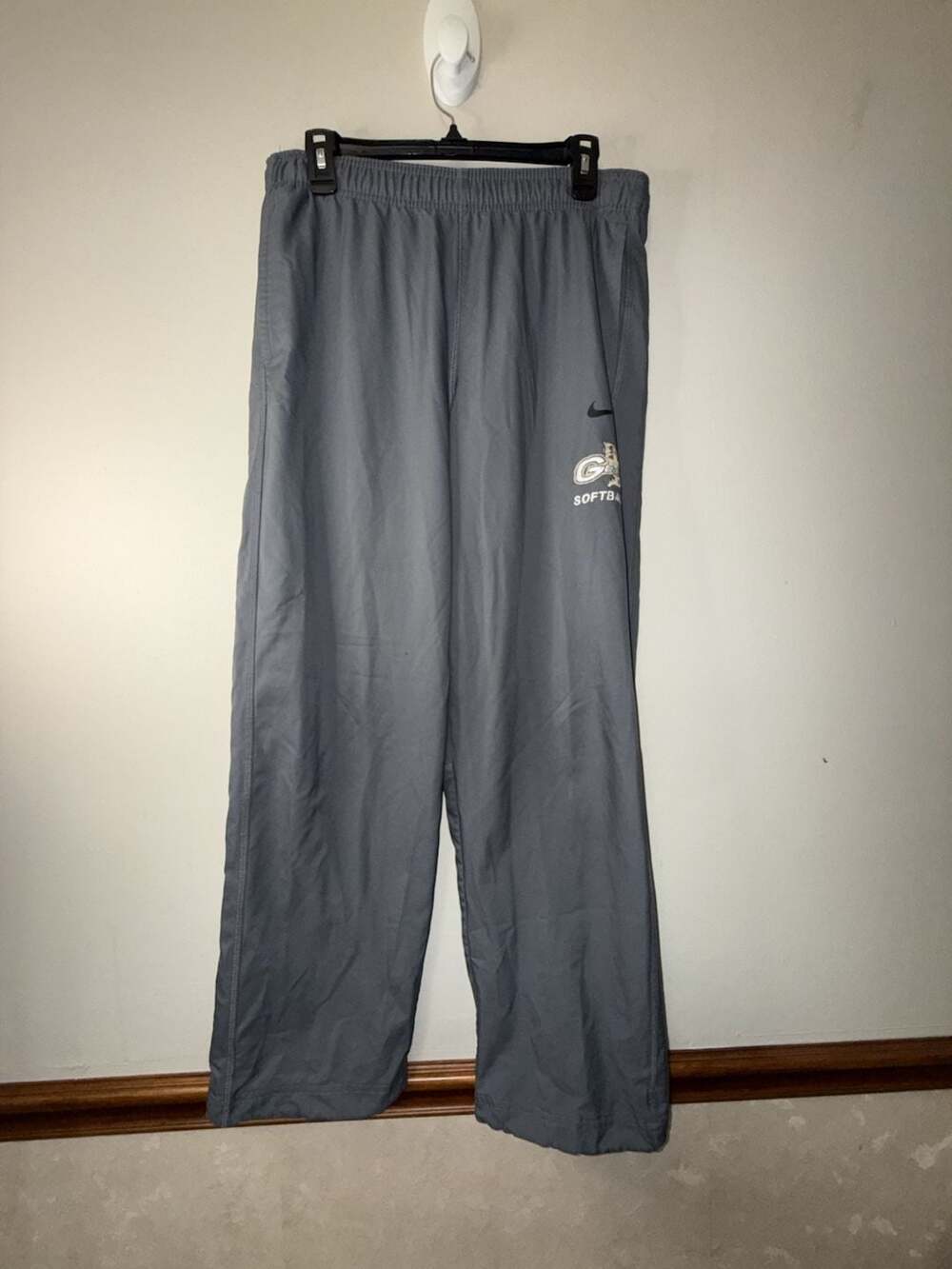 Nike Geneva Softball Dri-Fit Grey Athletic Wind Pants
